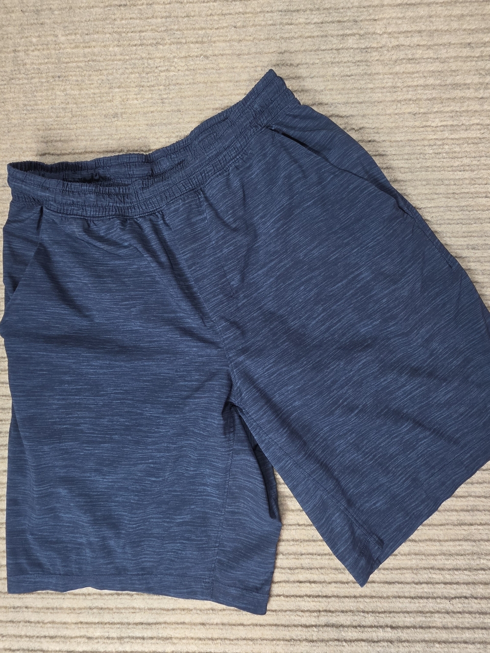 Lululemon Pace Breaker Linerless Shorts Blue Size Med
